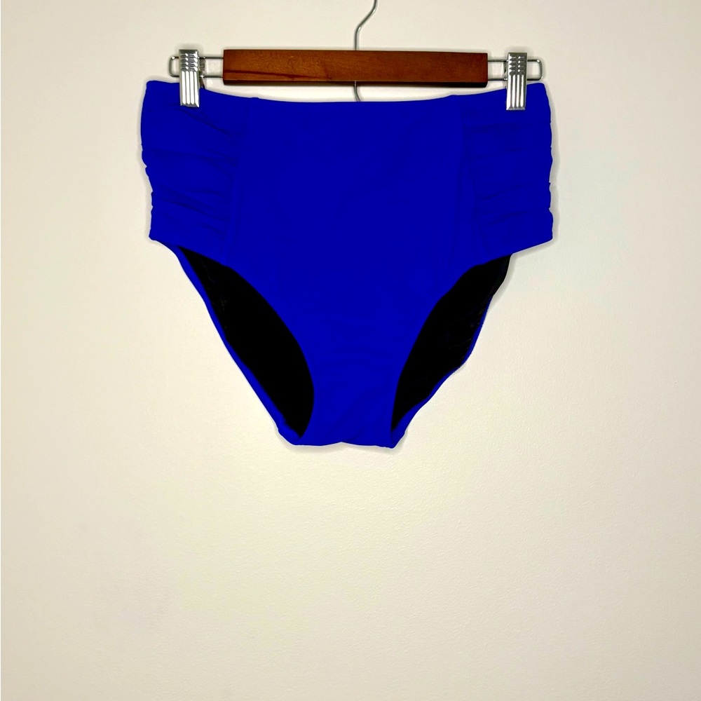 L.L. Bean Women's Swim Bottoms - Blue Purple 27” waist EUC